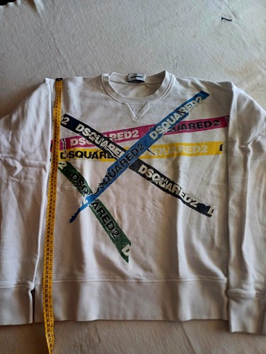 Dsquared2 felpa uomo girocollo - dsquared2,