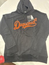 dsquared2 felpa uomo nera 