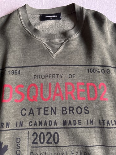 Dsquared2 felpa uomo verde - uomo,