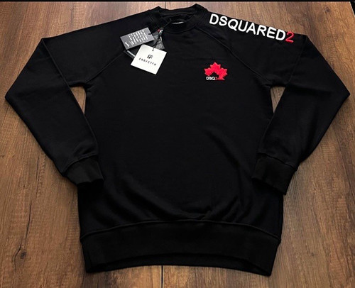 Dsquared2 felpa uomo girocollo - dsquared2,