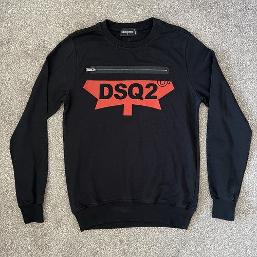 Felpa girocollo uomo dsquared2 - girocollo,
