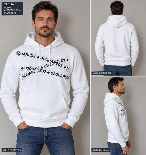 Felpa dsquared2 taglia - felpa,